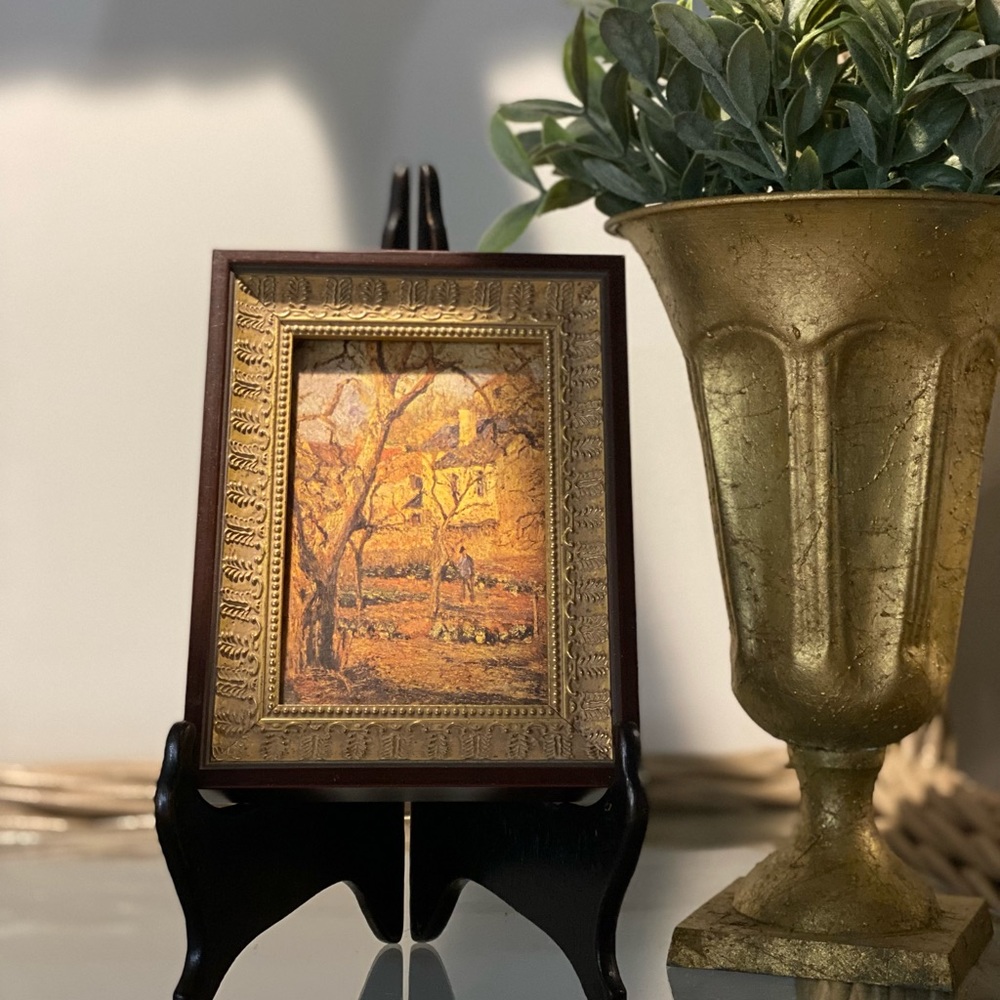 Pissarro Print in Ornate Style Frame